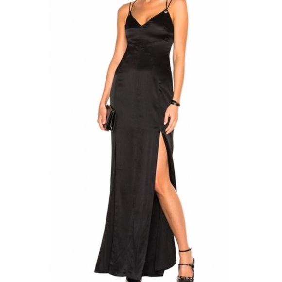 CINQ A SEPT BLACK GOWN - ZIVA DRESS - Picture 1 of 5